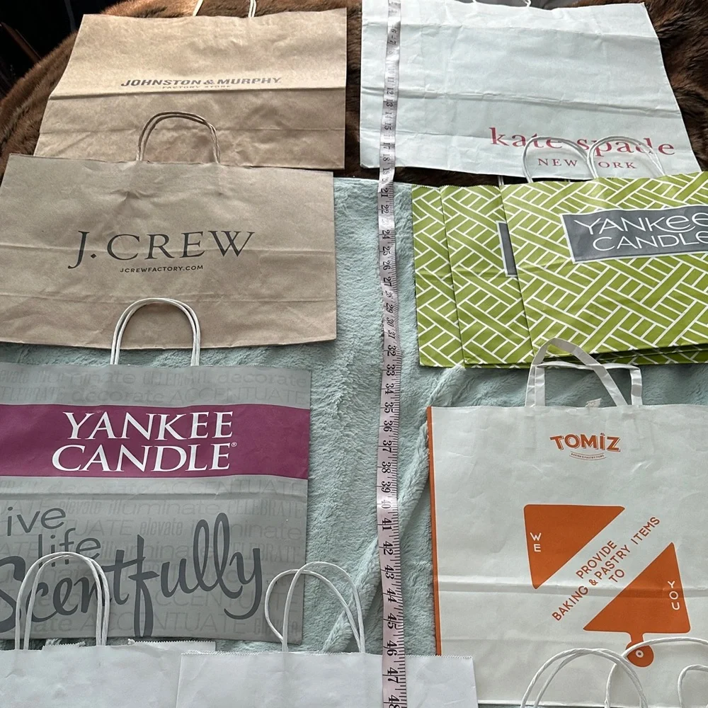 14 Assorted Empty Paper Gift Bags